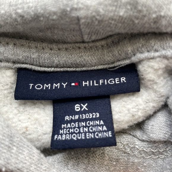 Tommy Hilfiger Grey Sweat Suit Sz 6x - Picture 2 of 3